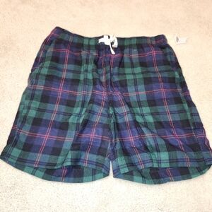 NWT OLD NAVY FAMILY PAJAMAS  mens flannel boxers with pockets. Size Medium